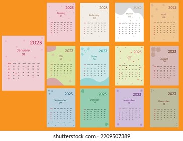 Wall Callender Design For 2023