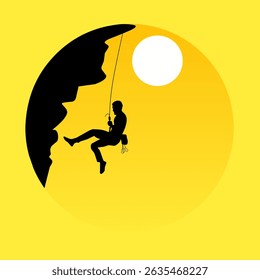 Wall climbing, Rock climbing, Mountain climbing logo