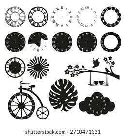 Wall Clock Decoration Modern Template