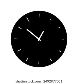 wall clock designed with simple details