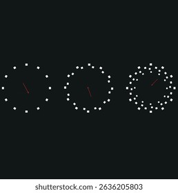 wall clock designed with simple details