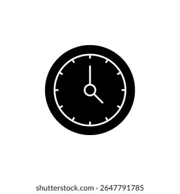 Reloj de pared, reloj, hora, icono de tiempo