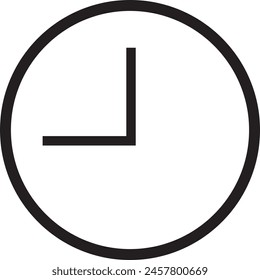 Wall clock and wall clock icon