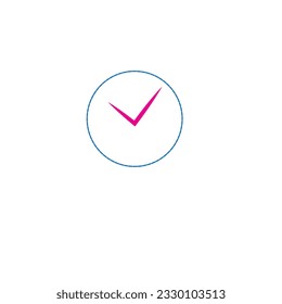 wall clock icon or clip art or logo