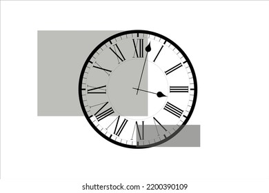 a wall clock icon design