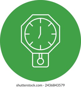 Wall Clock Icon Design For Personal And Commercial Use