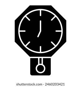 Wall Clock Icon Design For Personal And Commercial Use