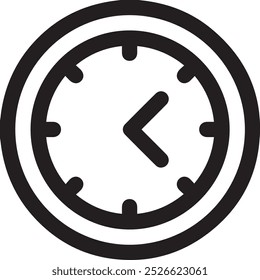 Icono de reloj de pared eps Vector formet 