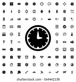 wall clock icon illustration isolated vector sign symbol