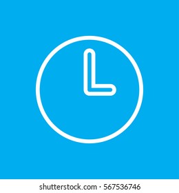 wall clock icon illustration isolated vector sign symbol