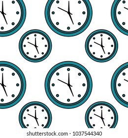 wall clock icon image vector illustration design 