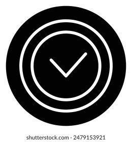 icono y logotipo del reloj de pared