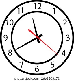 Wall clock icon. clock icon logo, app, UI.