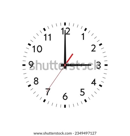 Wall clock icon. Clock logo graphic design concept. Clock vector illustration