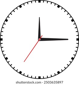 Icono del reloj de pared, reloj de tiempo, silueta del reloj, icono del reloj