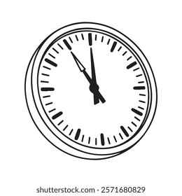 Wall clock icon. Clock vector icon. Time icon illustration