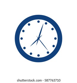 Wall clock isolated icon vector illustration graphic design