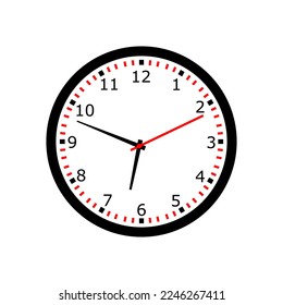 Ilustración del logotipo del reloj de pared