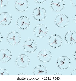 Wall Clock Seamless Stock Vector (Royalty Free) 131149343 | Shutterstock