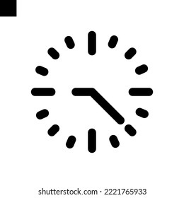 wall clock time icon design