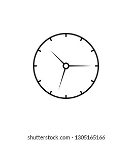 wall, clock, time icon. Signs and symbols can be used for web, logo, mobile app, UI, UX