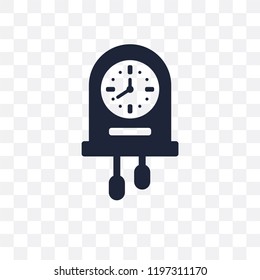 Wall clock transparent icon. Wall clock symbol design from Time managemnet collection.