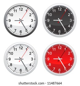 wall clock vector