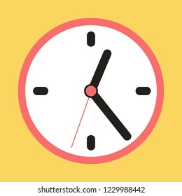 Wall Clock. vector