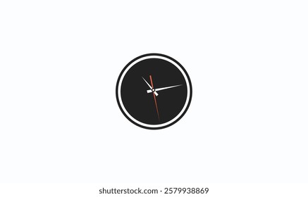 
Wall clock vector design for use.