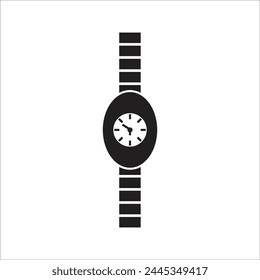 wall clock vector icon line template
