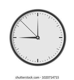 Wall clock. Vector illustration