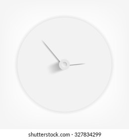 Wall clock. Vector illustration