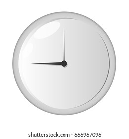 Wall clock. Vector illustration
