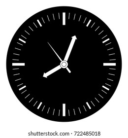 wall clock vector illustration