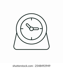 wall clock watch time icon vector sign