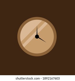 Wall clock watch vector illustration