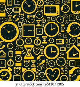 Wall clocks luxury trendy applicable design glorious abstract vector illustration artwork.eps