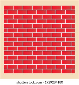 Wall with consept brick vector good for wallpaper,background,design graphic,aset motion graphic and background animasi