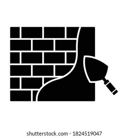 
Icono de vector de construcción de pared que puede fácilmente modificar o editar

