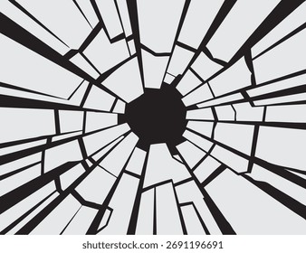 wall crack background illustration accessories design