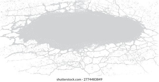 Wall crack silhouettes, space for text. Surface cracks, earthquake effect. Ground split fracture line icon. Broken ground, wall, glass vector. Different abstract cracked walls. crack in the Earth.