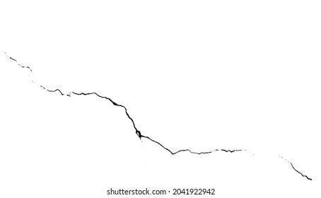 Wall cracks. Grunge urban graphice. Dust overlay distress grained texture. Abstract vector illustration
