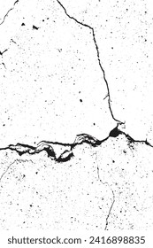 Wall Cracks Vector Texture Backgrounds