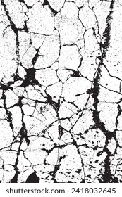 Wall Cracks Vector Texture Backgrounds