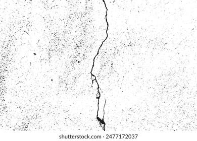 Wall Cracks Vector Texture Backgrounds. 