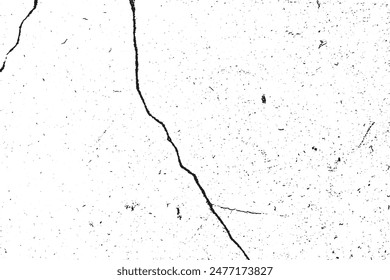 Wall Cracks Vector Texture Backgrounds. 