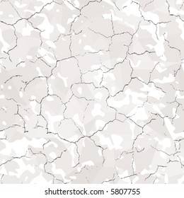 Wall cracky. Seamless vector wallpaper. All colors easy for change. All elements easy for select on separated layers