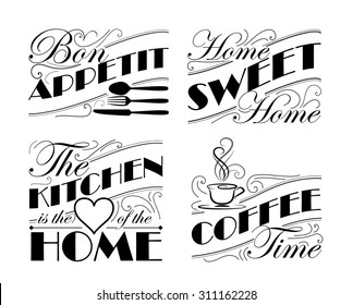 Wall decal set to decorate someones home