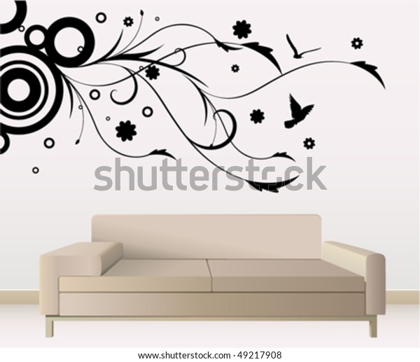 Wall Decoration Stock Vector (Royalty Free) 49217908
