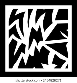 diseño de decoración de pared de tribal
